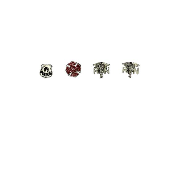 NEW Floating Charm Lot- Fire/RN , South Hill Designs, Custom Jewelry, Locket - Picture 1 of 2